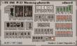 Eduard Accessories FE198 - P-51 Mustang placards in 1:48