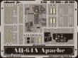 Eduard Accessories FE209 - AH-64 A Apache in 1:48