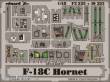 Eduard Accessories FE223 - F-18C Hornet in 1:48