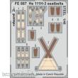 Eduard Accessories FE887 - He 111H-3 seatbelts STEEL for ICM