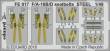 Eduard Accessories FE917 - F/A-18B/D seatbelts STEEL f.Kinetic in 1:48