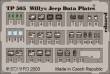 Eduard Accessories TP505 - Willys Jeep Data plates in 1:35