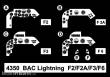 CMK 129-4350 - BAC Lightning F2/F2A/F3/F6-Cockpit Set in 1:48