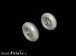 CMK 129-4378 - Blenheim Mk.I/IF Mainwheels /Smooth Tyre in 1:48