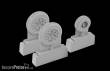 CMK 129-4392 - Hawker Hunter F.6 Wheels in 1:48