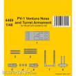 CMK 129-4469 - 1:48 PV-1 Ventura Nose and Turret Armament 1/48