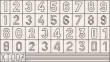 Eduard Accessories XT007 - German Number small in 1:35