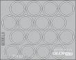 Eduard Accessories XT060 - King Tiger Wheel Mask in 1:35