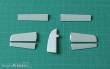 CMK 129-4212 - Hawker Seahawk - control surfaces set for Trumpeter kit