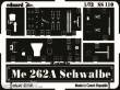Eduard Accessories SS110 - Me-262 A Schwalbe in 1:72