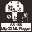 Eduard Accessories SS155 - MiG-23 ML Flogger in 1:72
