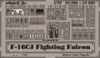 Eduard Accessories SS202 - F-16CJ Fighting Falcon in 1:72