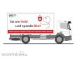 Rietze 72513 - Mercedes-Benz Atego ´19 Blutspende Aachen, 1:87