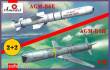 Amodel AMO72375 - 1:72 AGM-84E and AGM-84H on trolleys