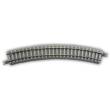 Rokuhan 7297051 - Gleis gebogen R195-30°, mit Betonschwellen
