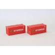 Rokuhan 7297549 - 20 Container Hyundai 2 Stück