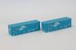 Rokuhan 7297820 - 31´Container U51A Chuo Express 2er Pack