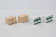 Rokuhan 7297827 - 12´Container U19A Japan Soda (beige & grün) 4er Pack