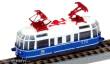 Rokuhan 7297944 - Z Shorty DB Class 491 Gentian Blue