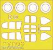 Eduard Accessories CX099 - P-40E Kittyhawk Mk.I in 1:72