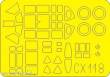 Eduard Accessories CX118 - J1N Gekko/Irving CX118 in 1:72