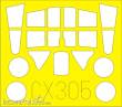 Eduard Accessories CX305 - 1:72 P-40B for Airfix