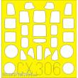 Eduard Accessories CX306 - 1:72 A6M2 Zero for Airfix