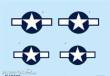 Eduard Accessories D48033 - P-51D national insignia for Eduard in 1:48
