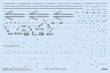 Eduard Accessories D48099 - 1:48 F-14 stencils for TAMIYA