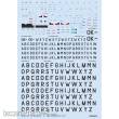 Eduard Accessories D72029 - Z-37 stencils, code letters & labels for Eduard in 1:72