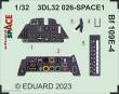Eduard Accessories 3DL32026 - Bf 109E-4 SPACE 1/32