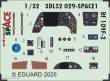 Eduard Accessories 3DL32029 - Bf 109F-2 SPACE HOBBY 2000 / HASEGAWA