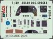 Eduard Accessories 3DL32030 - Bf 109F-4 SPACE HOBBY 2000 / HASEGAWA