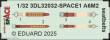 Eduard Accessories 3DL32032 - A6M2 Zero seatbelts SPACE TAMIYA