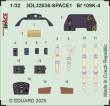 Eduard Accessories 3DL32036 - Bf 109K-4 SPACE 1/32 for Kotare
