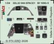 Eduard Accessories 3DL32044 - Bf 109G-5 SPACE for Airfix
