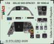 Eduard Accessories 3DL32045 - Bf 109G-6 SPACE for Airfix