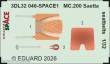 Eduard Accessories 3DL32046 - MC.200 Saetta seatbelts SPACE for Italeri