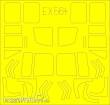 Eduard Accessories EX564 - UH-1D for Kitty Hawk