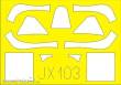 Eduard Accessories JX103 - 1:32 Spitfire Mk.IX für Tamiya