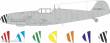 Eduard Accessories LX012 - Bf 109G-5/6 spinner spirals for Airfix