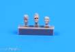 CMK 129-F72282 - German A4/V2 missile launch platform personnel,WW II (3 Figures) in 1:72
