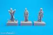 CMK 129-F72308 - Two French Pilots and a Mechanic in 1:72