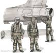 CMK 129-F72308 - Two French Pilots and a Mechanic in 1:72
