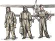 CMK 129-F72325 - Czechoslovak pre-WWII pilots, (3 fig) in 1:72