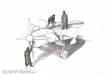 CMK 129-F72330 - Barracuda Mechanics (3 figures,aboard carrier w/raincoat)f.Sp.Hobby kit in 1:72