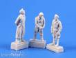 CMK 129-F72365 - He 162-Three Pilot figures,each i.different gear:Great Coat,Flying Suit,Breeches in 1:72