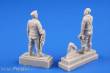 CMK F72369 - Bf 109E ace A. Galland and mechanic in 1:72