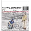CMK 129-F72371 - US Navy F6F Hellcat Pilot and Mechanic in 1:72
