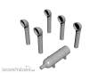CMK 129-N72036 - PT-109 Boat Deck Set(Smoke Generator, Ventilation Funnels) in 1:72